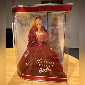 2002 Special Edition Holiday Celebration Barbie. Never opened or played with.
